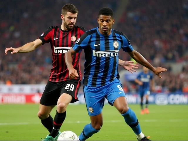 Exhilarating Showdown: Inter vs AC Milan in Serie A 2024/25 - Photo Highlights