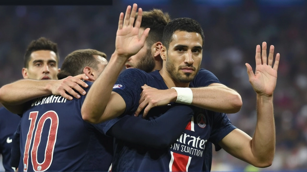 Achraf Hakimi’s Restraint: PSG Star Holds Back Celebration After Scoring Against Inter Milan in Champions League Final