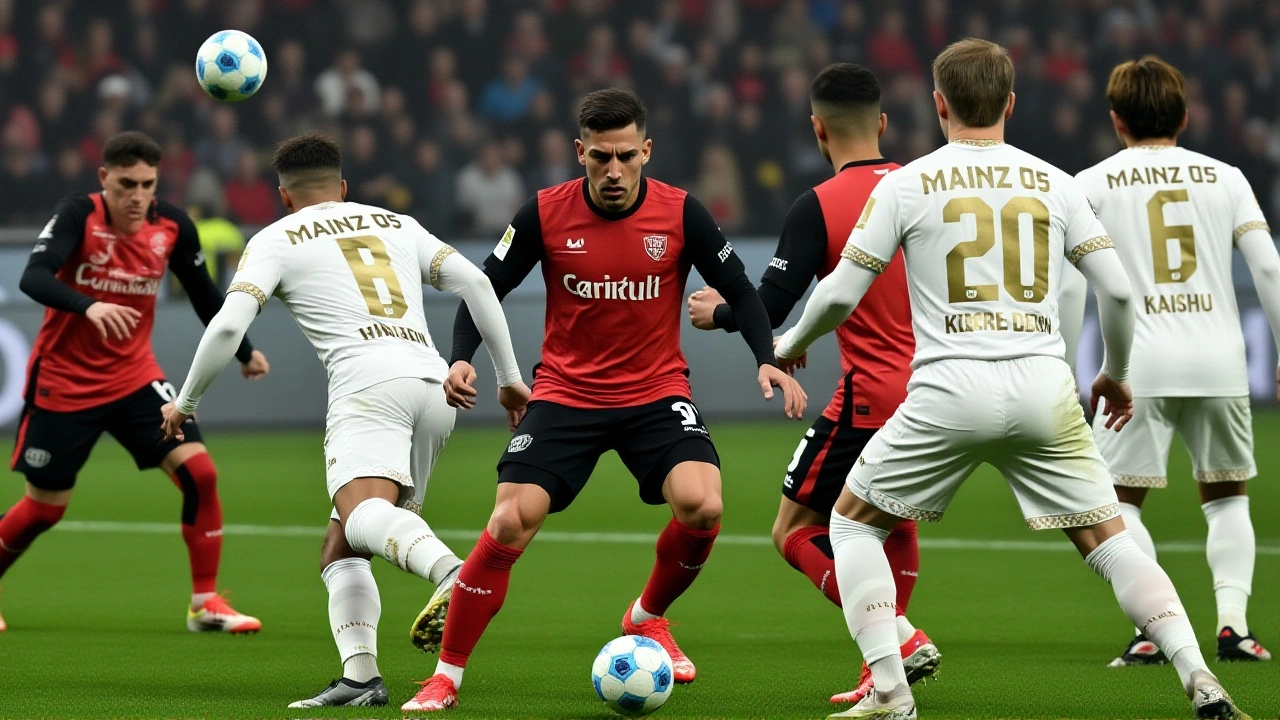 Leverkusen Beat Mainz 1-0 with Grimaldo Free‑Kick, Extend Streak